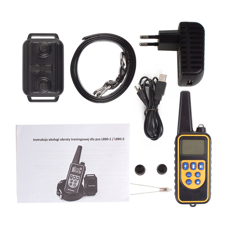 Waterproof Dog Training Collar with Remote – 3 Modes, Adjustable Levels, Rechargeable E-Collar for Small to Large Dogs