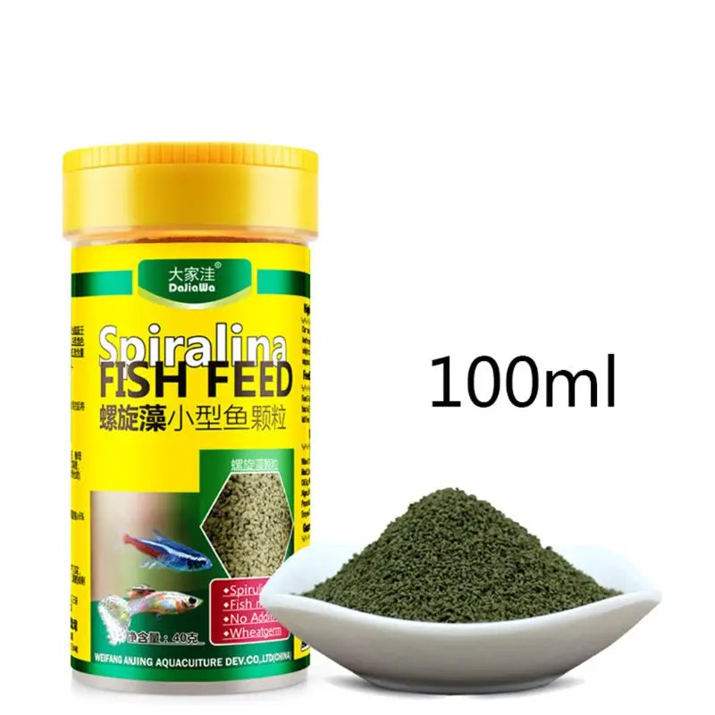 Spirulina Fish Food - Enhance Aquarium Fish Color & Health