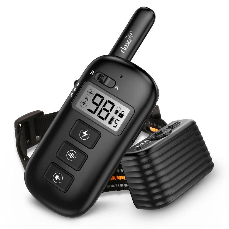 Remote Dog Training Collar - Waterproof & Rechargeable, 600M
