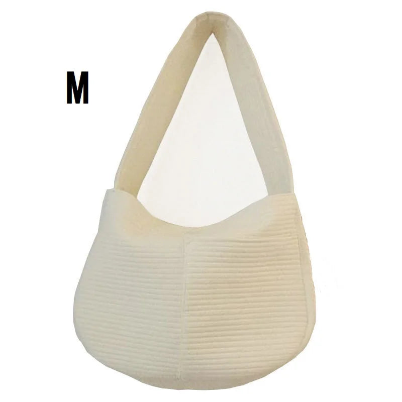 Canvas Pet Carrier Bag - Breathable Travel Sling for Cats & Dogs