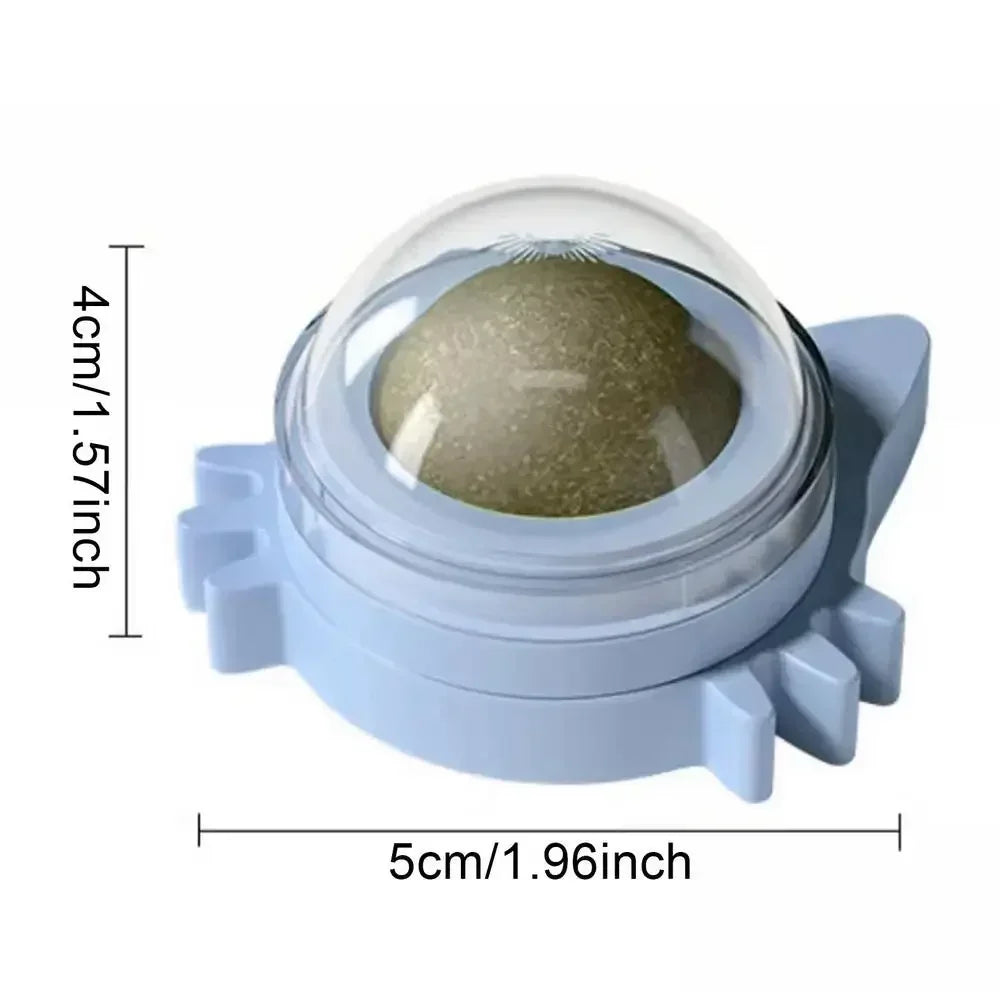 Catnip Balls for Cats - Lickable Snack & Teeth Cleaning Toy