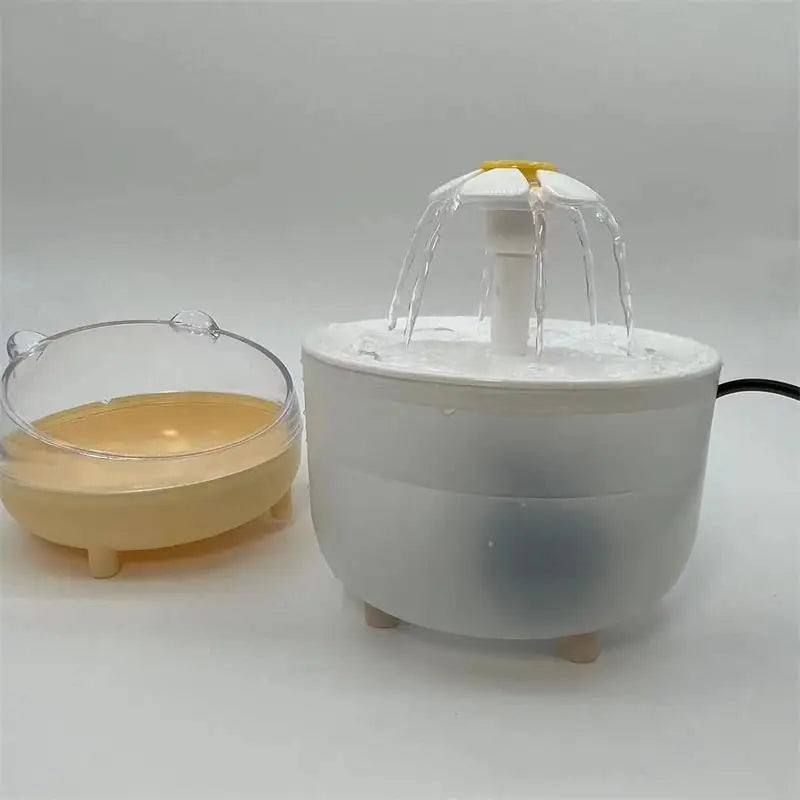 Pet Water Fountain USB Electric Quiet 1.2L Cat Dog Dispenser