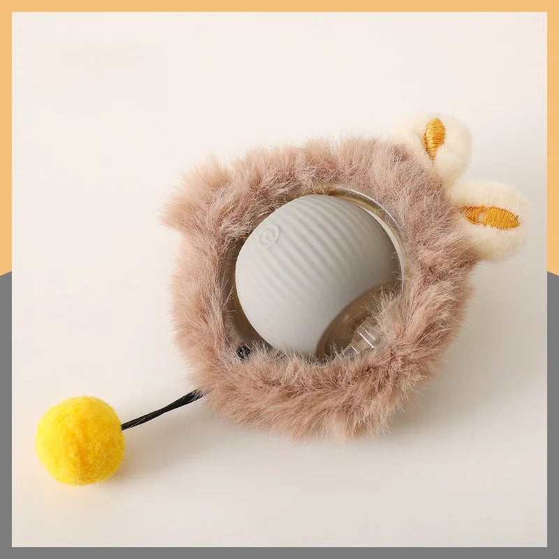 Interactive Cat Ball: Auto Electric Teaser, USB Rechargeable