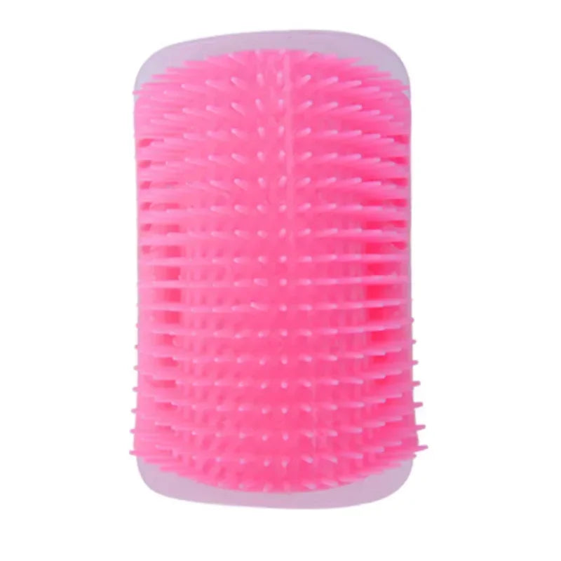 Pet Cats Corner Brush Massager - Scratcher & Comb Accessory