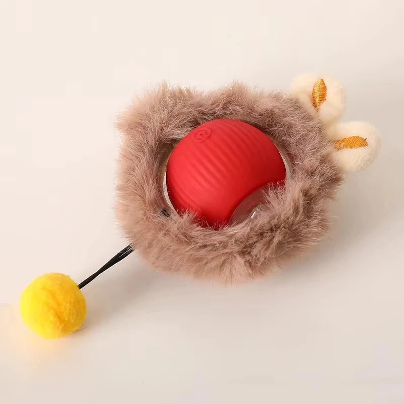 Smart Cat Toy Ball: Motion-Activated, Fast Rolling Fun