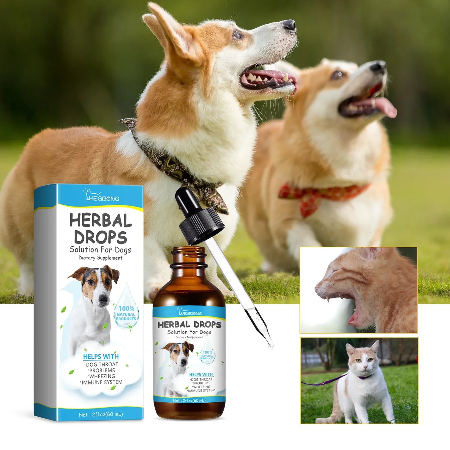 Pet Cough Drops - Herbal Relief for Dogs and Cats