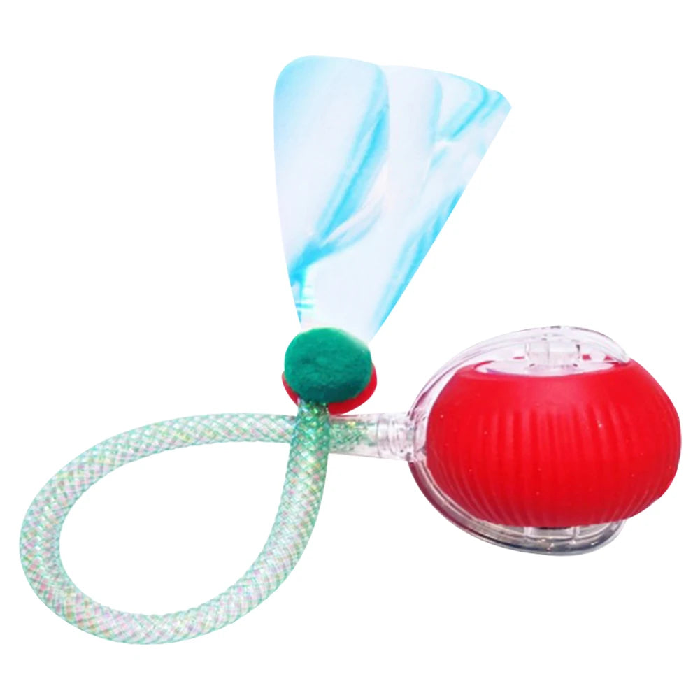 Interactive Cat Toy Ball: Rechargeable & Elastic Tail Fun