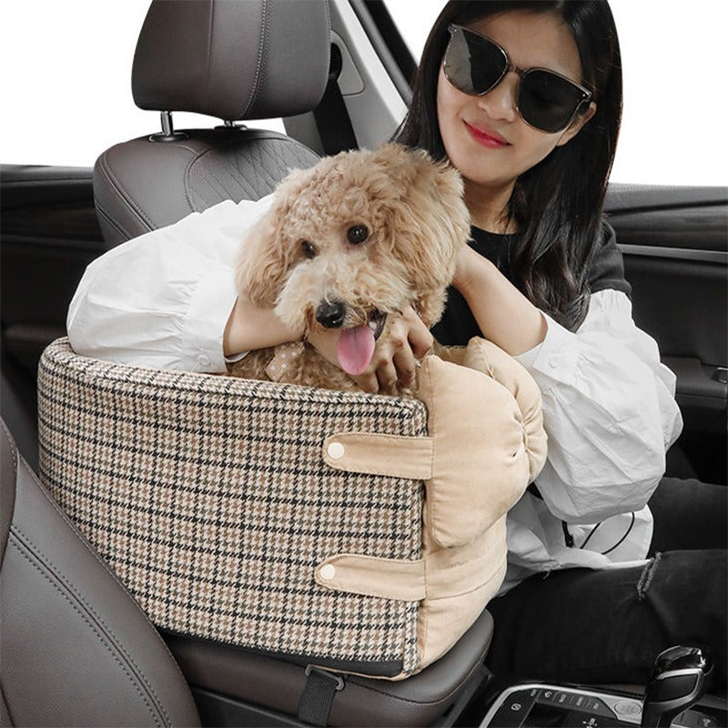 Portable Pet Car Seat: Safe Travel for Small Dogs & Cats