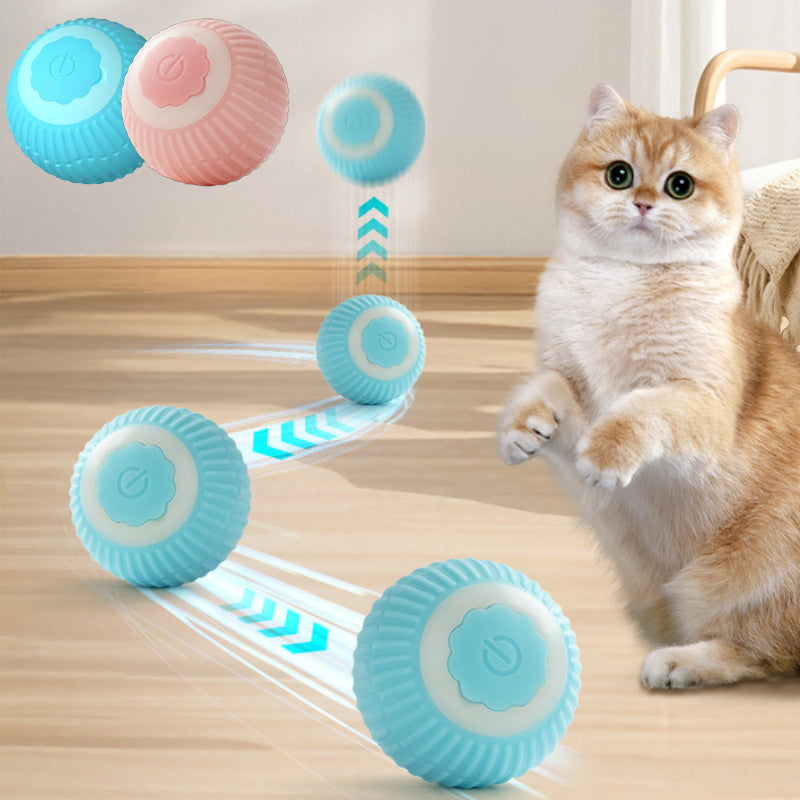 Interactive Cat Ball Toy - Automatic Rolling Smart Pet Fun