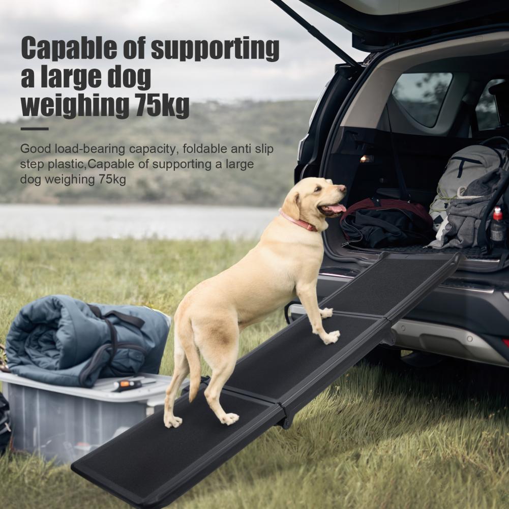 Extra Long 180cm Foldable Dog Ramp - Non-Slip, 250lbs Capacity