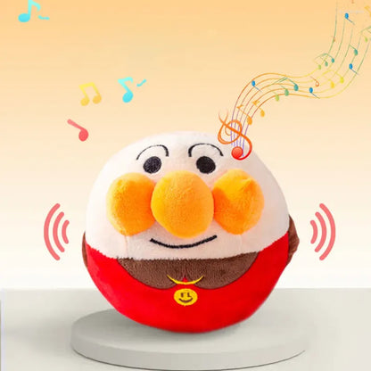 Interactive Plush Dog Toy – USB Rechargeable Rolling Ball with Music for Small and Medium Dogs