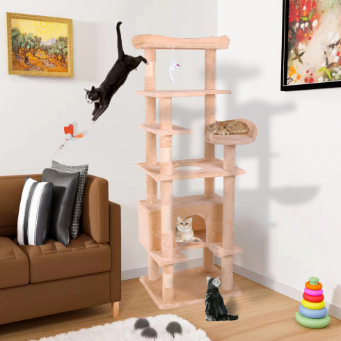 Cat Climbing Frame - Tall, Stable & Easy to Assemble