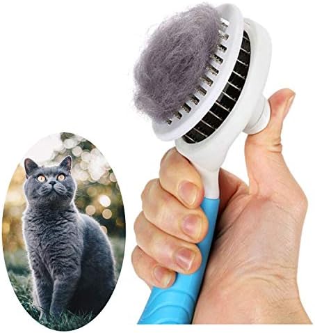Pet Grooming Brush for Dogs and Cats – Hair Removal & Detangling Slicker Comb for Long or Short Fur