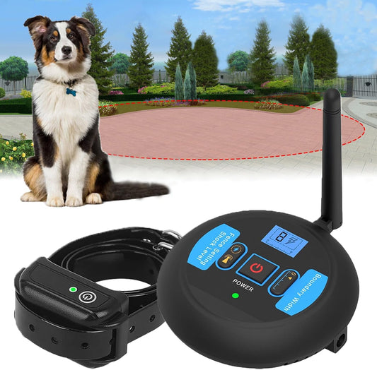 Wireless Dog Fence with Shock and Beep Modes – 200m Range, Rechargeable and Waterproof