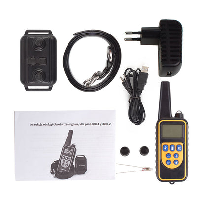 Waterproof Dog Training Collar with Remote – 3 Modes, Adjustable Levels, Rechargeable E-Collar for Small to Large Dogs