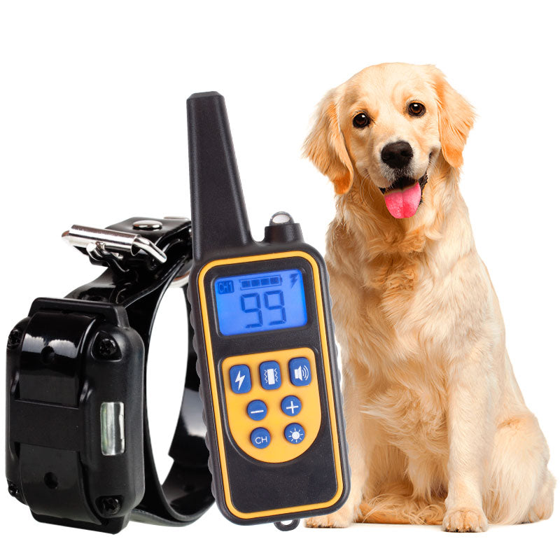 Waterproof Dog Training Collar with Remote – 3 Modes, Adjustable Levels, Rechargeable E-Collar for Small to Large Dogs