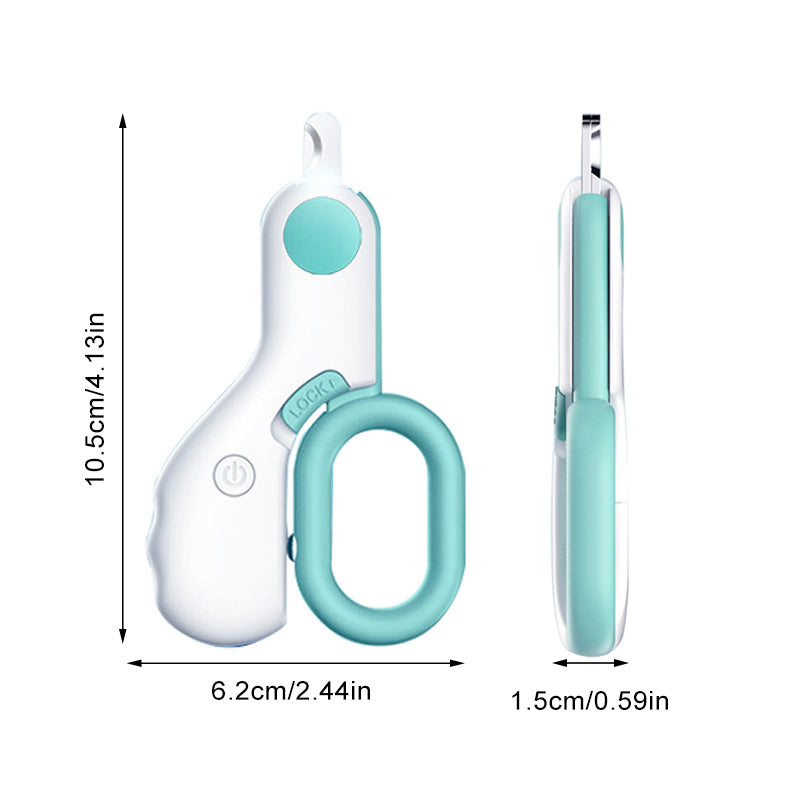 LED Pet Nail Clipper - Safe Grooming for Cats & Small Dogs