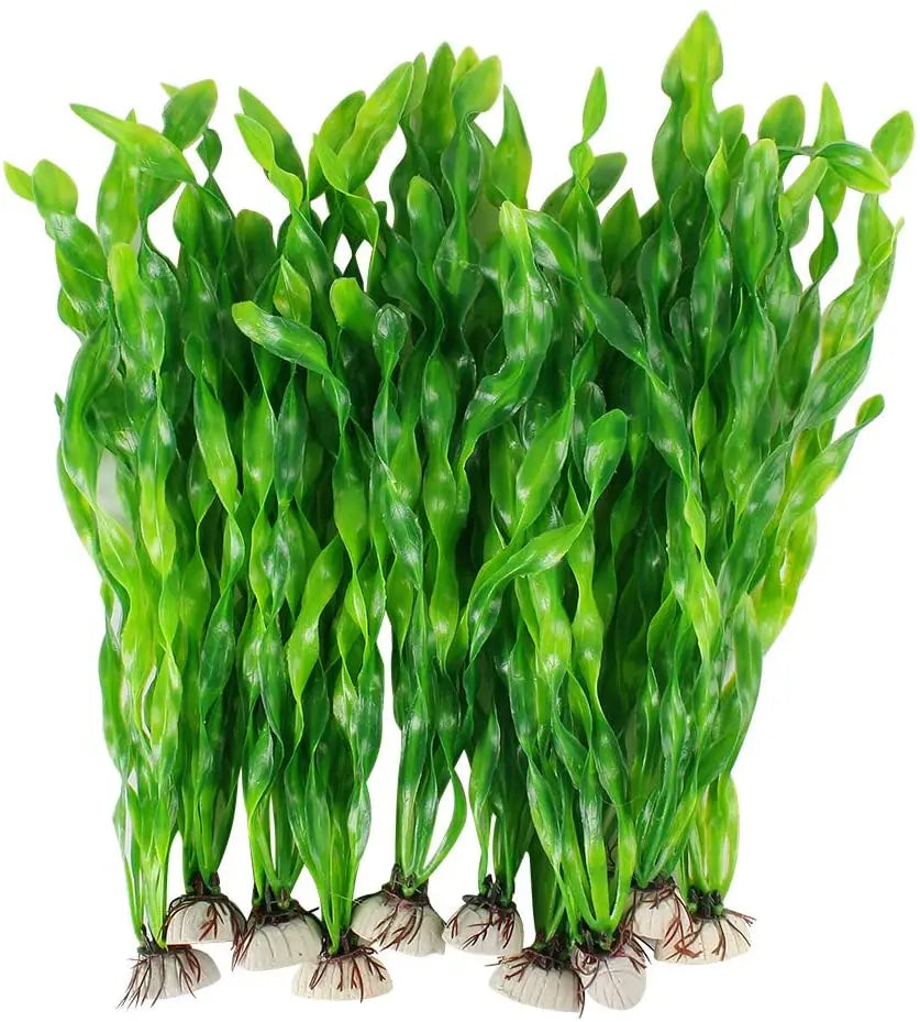Plastic Aquarium Plants - 5 pcs Artificial Seaweed Decor