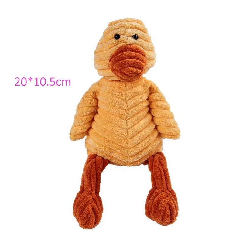 Dog Squeak Toy - Plush Animal Chew & Play for Small Dogs