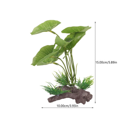 Aquarium Plant Decor: Lifelike Plastic Fish Tank Grass