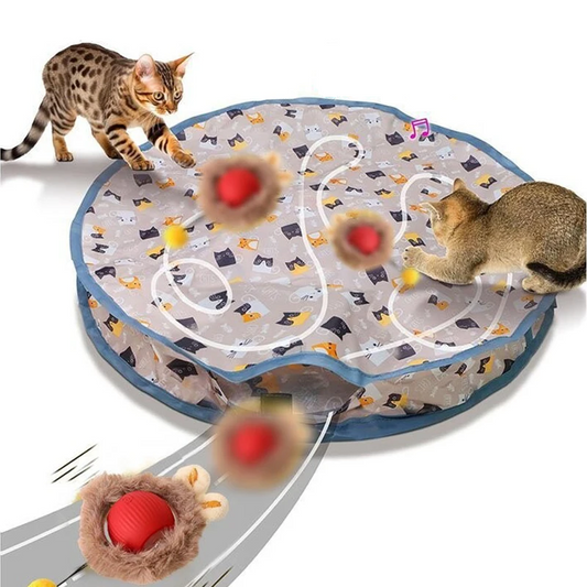 Smart Cat Toy Ball: Motion-Activated, Fast Rolling Fun