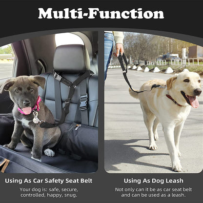 Pet Car Seat Belt - Adjustable Safety Headrest Restraint