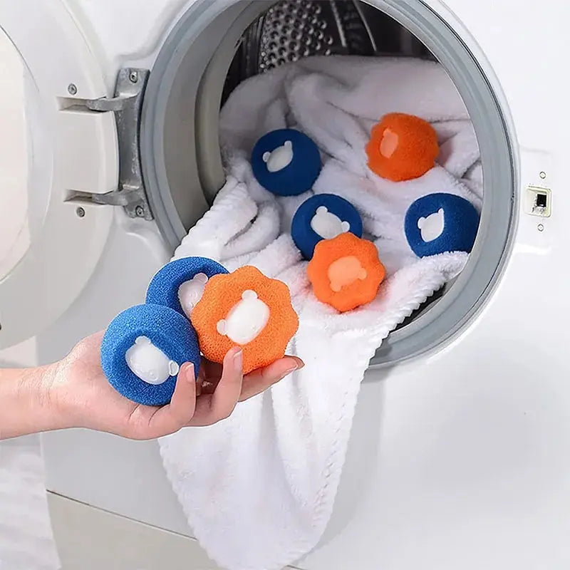 Pet Hair Remover Balls - Reusable Laundry Fur Catcher