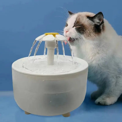 Pet Water Fountain USB Electric Quiet 1.2L Cat Dog Dispenser