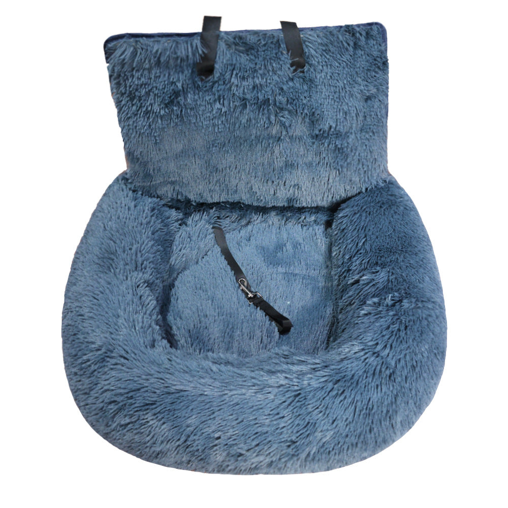 Car Dog Seat and Bed 2in1: Safety Pet Seat & Indoor Cushion