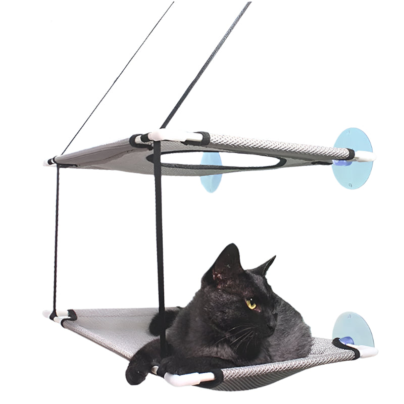 Cat Hammock Window Bed - Double Layer Tunnel & Sunny Seat