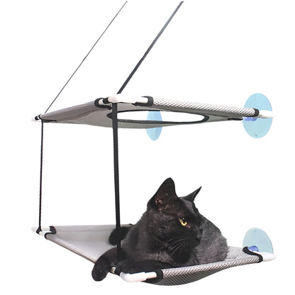 Cat Hammock Window Bed - Double Layer Tunnel & Sunny Seat