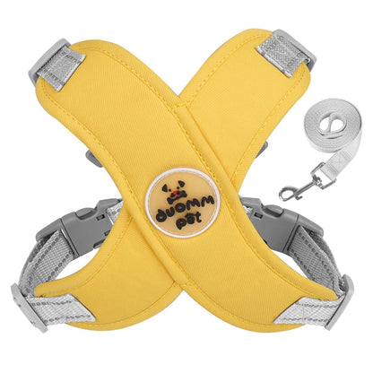 Dog Harness Leash Set - Reflective & Breathable for Small Dogs