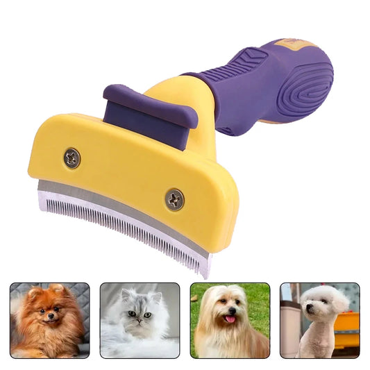 Dog Brush Grooming Tool - Tangle-Free Pet Hair Remover