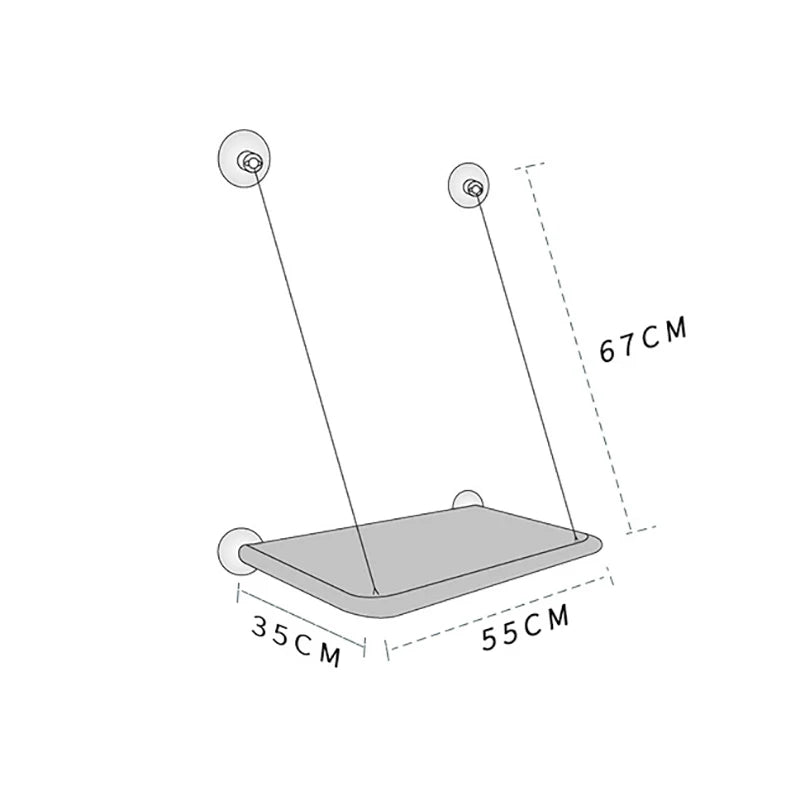 Cat Hammock Window Seat - 20KG Load, Easy Clean, Oxford Cloth