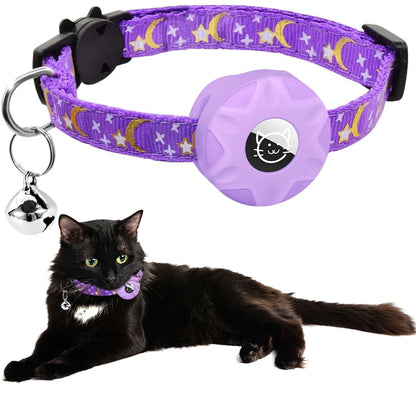 Apple Tag Cat Collar: Reflective, Safe, & Breakaway Design
