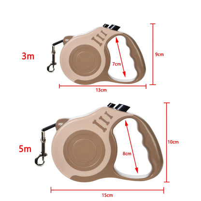 Retractable Dog Leash 5M for Small to Large Dogs - Hiking Ready