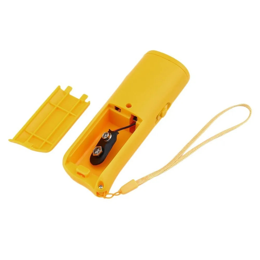 Dog Bark Stopper, Anti-Bark Trainer with Flashlight, 3-in-1 Device