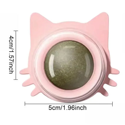 Catnip Balls for Cats - Lickable Snack & Teeth Cleaning Toy