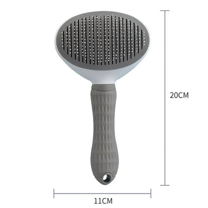 Pet Deshedding Brush for Long Haired Dogs Cats Hair Remover Brush - Dog & Cat Grooming Slicker Tool