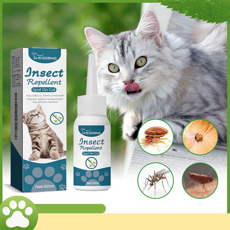 Flea & Tick Control Drops - Pet Itch Relief for Dogs & Cats