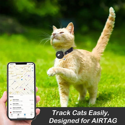 Apple Tag Cat Collar: Reflective, Safe, & Breakaway Design