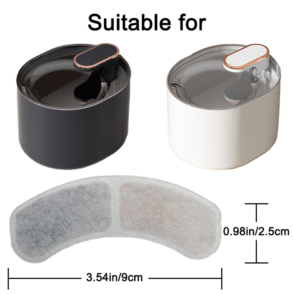 Activated Carbon Filter for Cat Water Fountain - Clean & Fresh