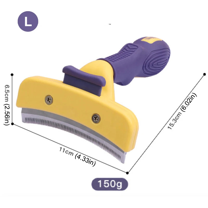 Dog Brush Grooming Tool - Tangle-Free Pet Hair Remover