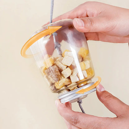 Cat Toy Interactive Feeder: Feather, Bell & Scratch Rope