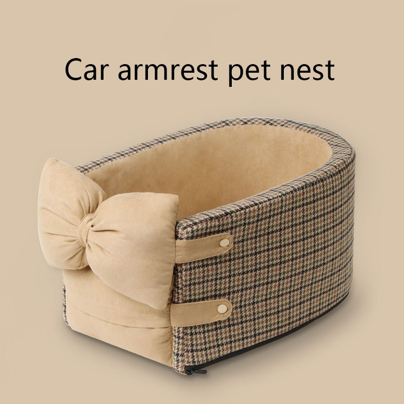 Portable Pet Car Seat: Safe Travel for Small Dogs & Cats