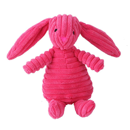 Dog Squeak Toy - Plush Animal Chew & Play for Small Dogs
