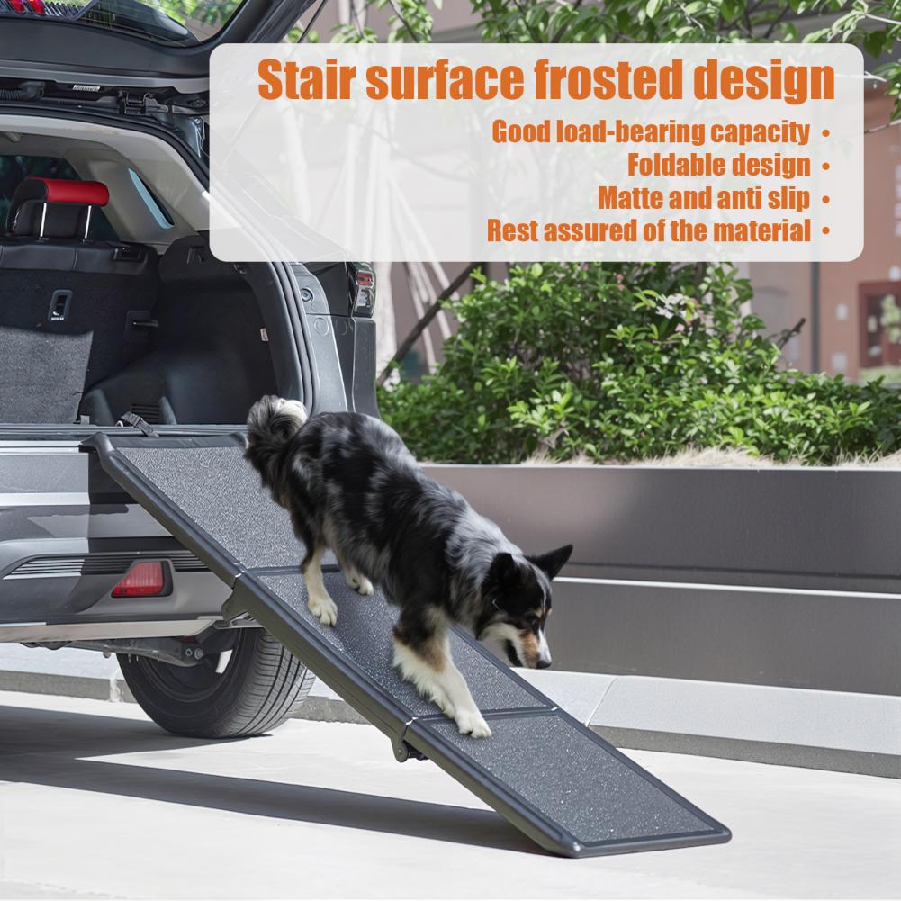 Extra Long 180cm Foldable Dog Ramp - Non-Slip, 250lbs Capacity