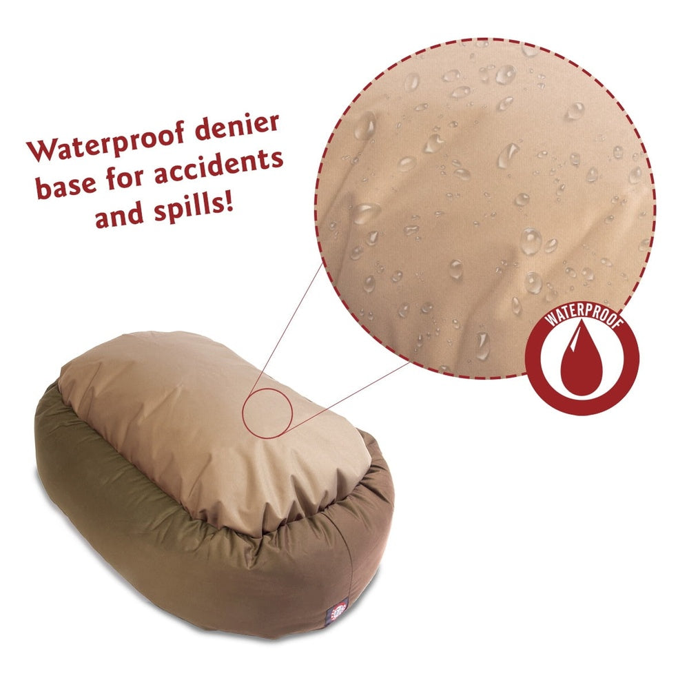 Washable Dog Bed Extra Large Plush Cozy Waterproof Round