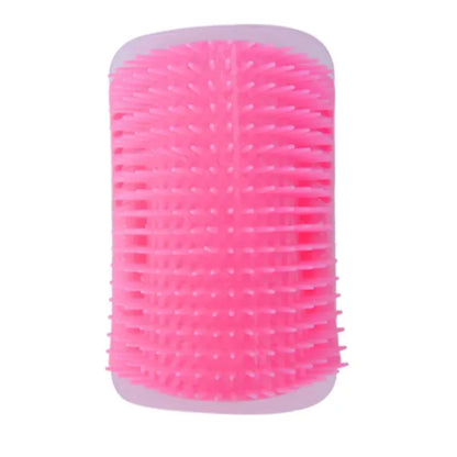 Pet Cats Corner Brush Massager - Scratcher & Comb Accessory