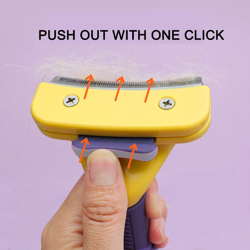 Dog Brush Grooming Tool - Tangle-Free Pet Hair Remover